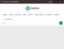 Tablet Screenshot of nomizon.com